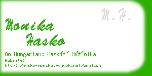 monika hasko business card